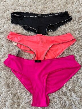 Lot of 3 NWT VTG Rare 2011-12 Victoria’s Secret Sexy Little Things Panties Small